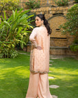 PEACH -KHADDI NET- 3 PIECE (HE-00001-S)